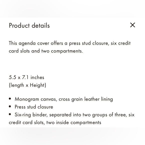 BNIB Louis Vuitton Medium Monogram 6-Ring Agenda Cover & Cloth & Paper bundle - Picture 12 of 12